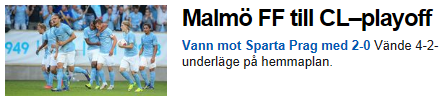 Skärmdump från SVT.se
