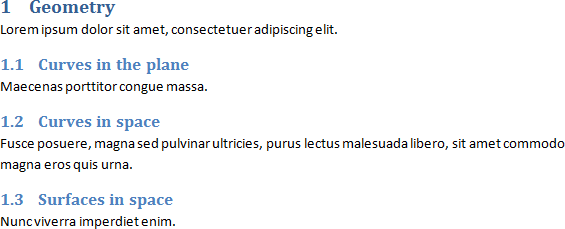 microsoft word heading automatic numbering