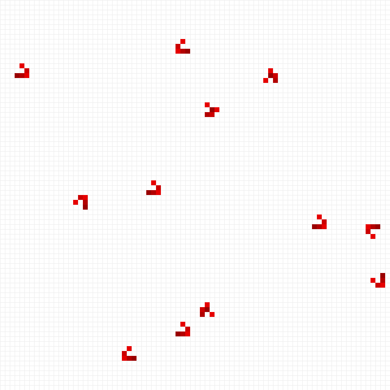 A number of fast-moving non-colliding gliders in Conway's Game of Life