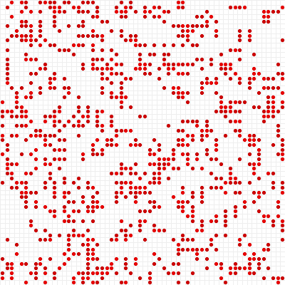 A game of Conway's Game of Life